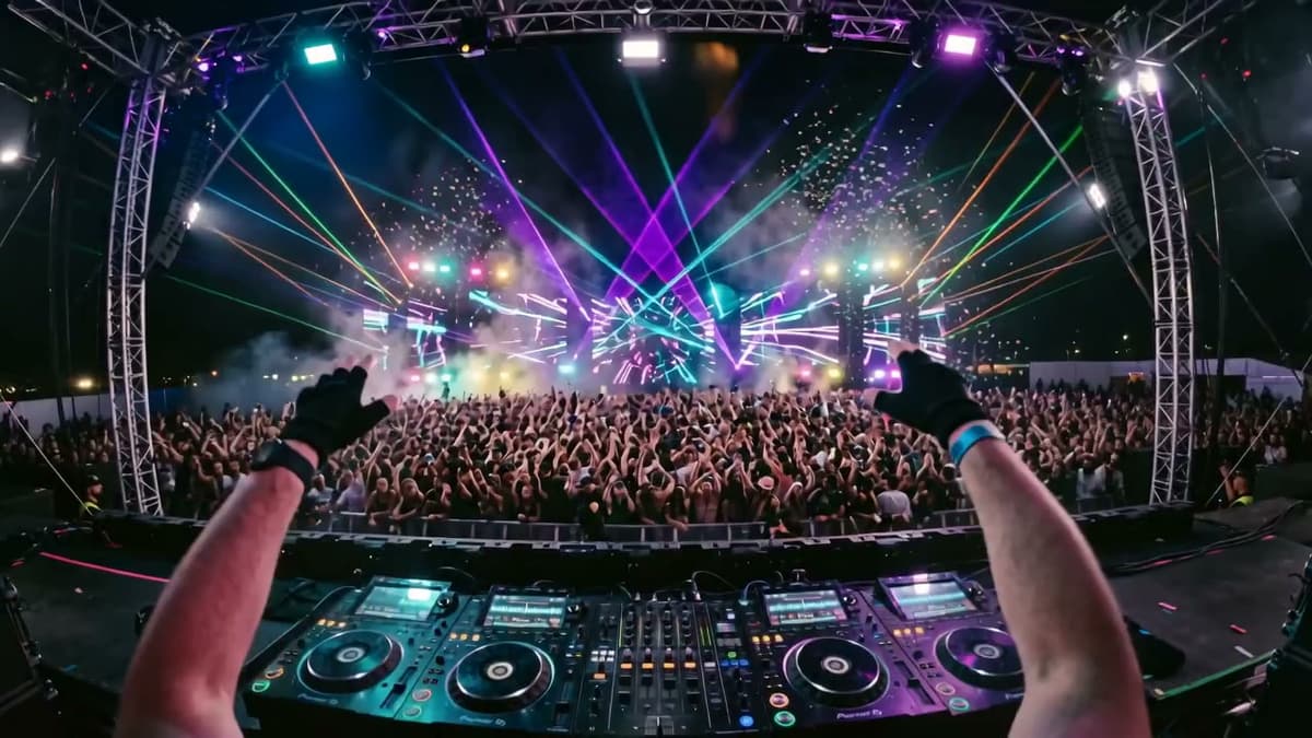 DJ & Nightlife website example