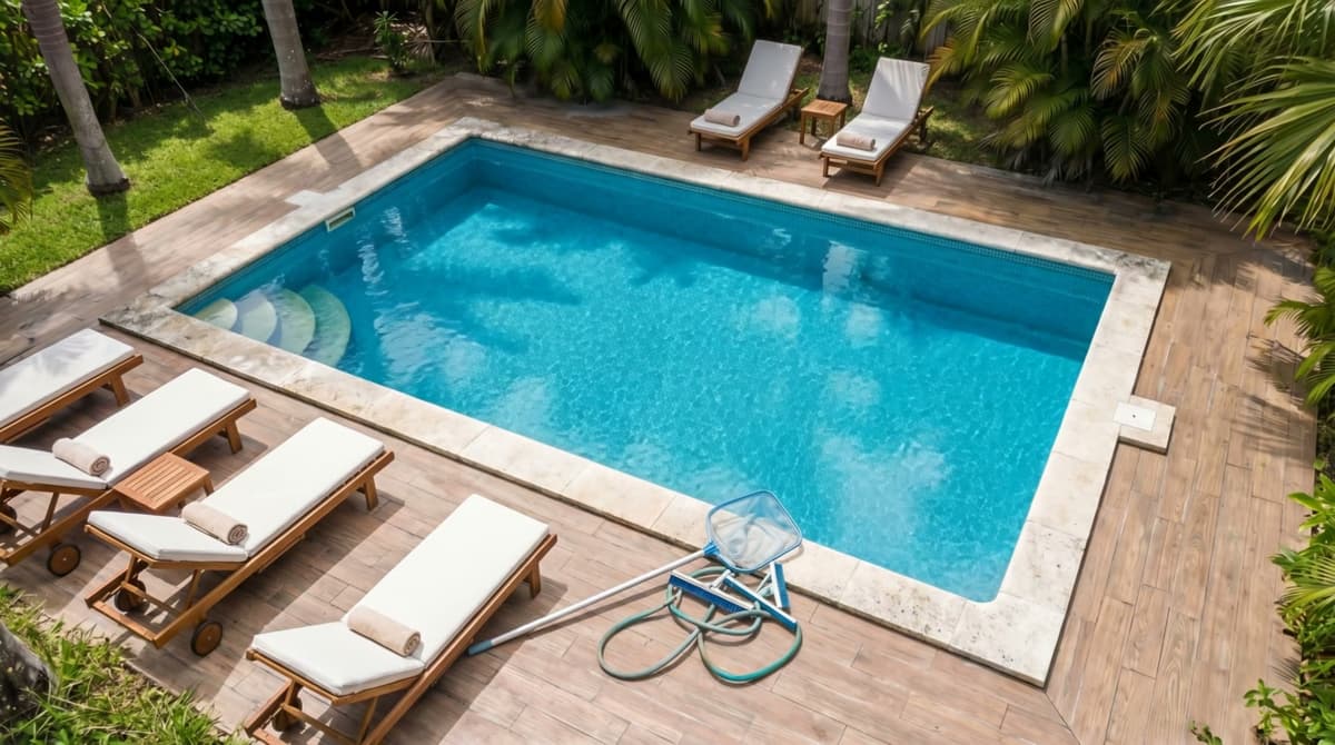 Pool Services website example